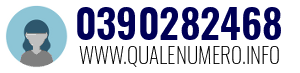 Numero di telefono 0390282468 0390282468