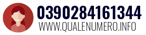 Numero di telefono 0390284161344 0390284161344