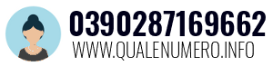 Numero di telefono 0390287169662 0390287169662