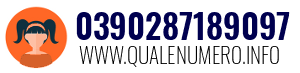 Numero di telefono 0390287189097 0390287189097