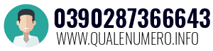 Numero di telefono 0390287366643 0390287366643