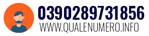 Numero di telefono 0390289731856 0390289731856