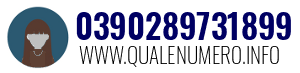 Numero di telefono 0390289731899 0390289731899