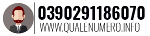 Numero di telefono 0390291186070 0390291186070