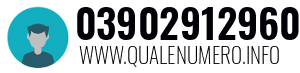 Numero di telefono 03902912960 03902912960