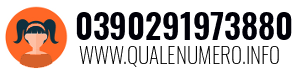 Numero di telefono 0390291973880 0390291973880