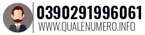 Numero di telefono 0390291996061 0390291996061