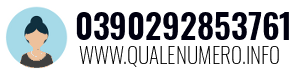Numero di telefono 0390292853761 0390292853761