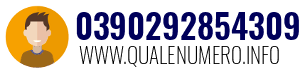Numero di telefono 0390292854309 0390292854309