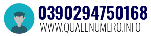 Numero di telefono 0390294750168 0390294750168
