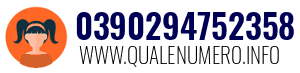 Numero di telefono 0390294752358 0390294752358