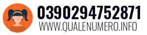 Numero di telefono 0390294752871 0390294752871
