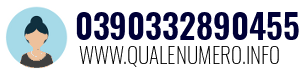 Numero di telefono 0390332890455 0390332890455