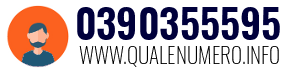 Numero di telefono 0390355595 0390355595
