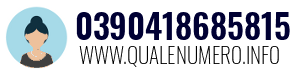 Numero di telefono 0390418685815 0390418685815