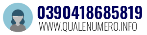 Numero di telefono 0390418685819 0390418685819