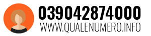 Numero di telefono 039042874000 039042874000