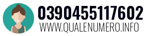 Numero di telefono 0390455117602 0390455117602