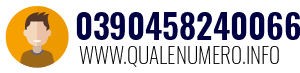 Numero di telefono 0390458240066 0390458240066