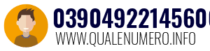 Numero di telefono 03904922145606 03904922145606