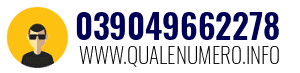 Numero di telefono 039049662278 039049662278