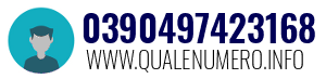 Numero di telefono 0390497423168 0390497423168