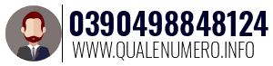 Numero di telefono 0390498848124 0390498848124