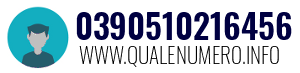 Numero di telefono 0390510216456 0390510216456