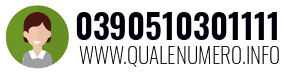 Numero di telefono 0390510301111 0390510301111