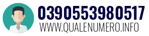 Numero di telefono 0390553980517 0390553980517