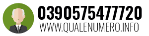 Numero di telefono 0390575477720 0390575477720