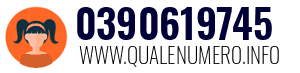 Numero di telefono 0390619745 0390619745