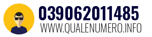 Numero di telefono 039062011485 039062011485