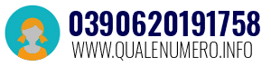 Numero di telefono 0390620191758 0390620191758
