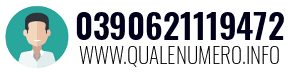 Numero di telefono 0390621119472 0390621119472