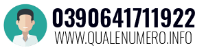 Numero di telefono 0390641711922 0390641711922