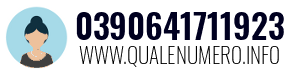 Numero di telefono 0390641711923 0390641711923