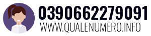 Numero di telefono 0390662279091 0390662279091