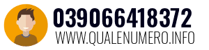 Numero di telefono 039066418372 039066418372