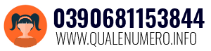 Numero di telefono 0390681153844 0390681153844