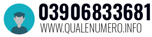 Numero di telefono 03906833681 03906833681