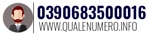 Numero di telefono 0390683500016 0390683500016
