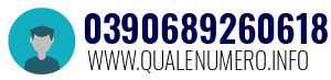 Numero di telefono 0390689260618 0390689260618