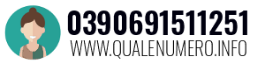 Numero di telefono 0390691511251 0390691511251