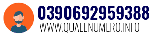 Numero di telefono 0390692959388 0390692959388