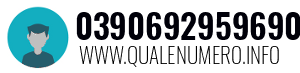 Numero di telefono 0390692959690 0390692959690