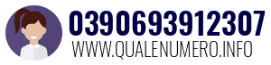 Numero di telefono 0390693912307 0390693912307