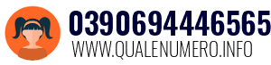 Numero di telefono 0390694446565 0390694446565