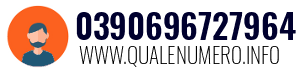 Numero di telefono 0390696727964 0390696727964