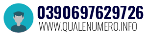 Numero di telefono 0390697629726 0390697629726